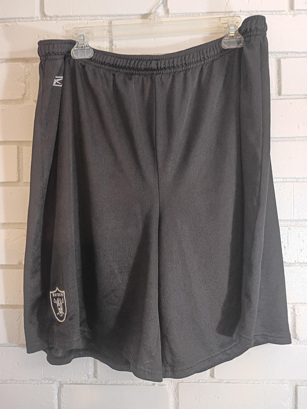 Raiders Oakland Las Vegas NFL Reebok Jersey Shorts Unisex 2XL Black